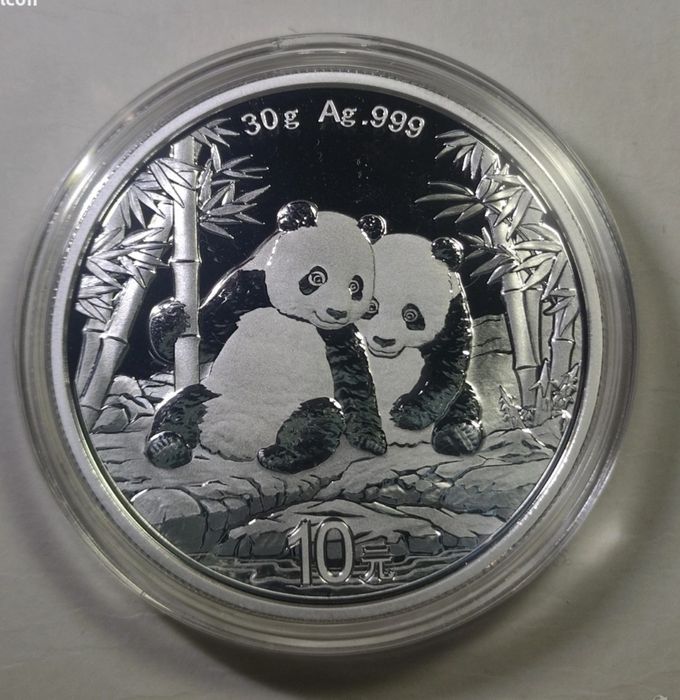 Сребърна монета Китайска Панда 2026