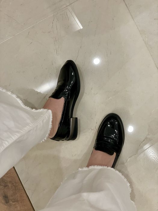 Loafers din piele naturala de lac