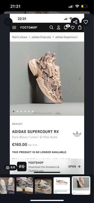 Adidas Supercourt RX Snakeskin