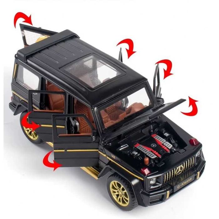 Метална кола макет 1:32 на Mercedes Benz играчка подарък за момче