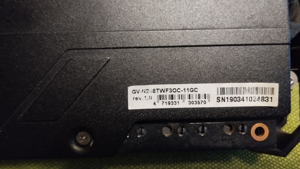 Placa video gigabyte GeForce 2080ti