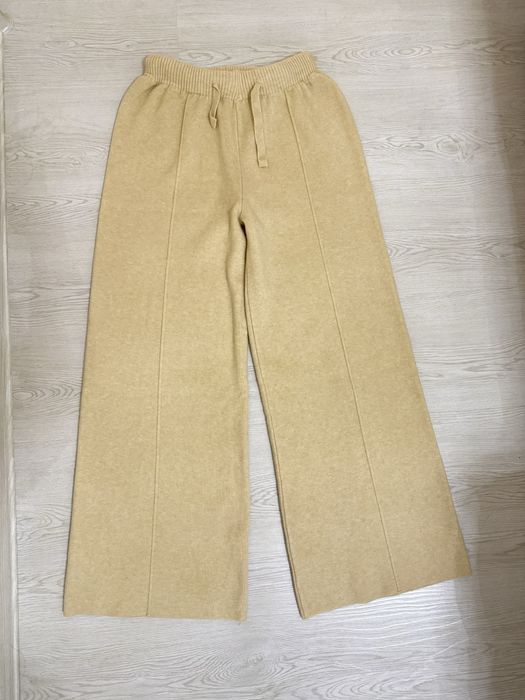 Новые женские широкие штаны из шерсти