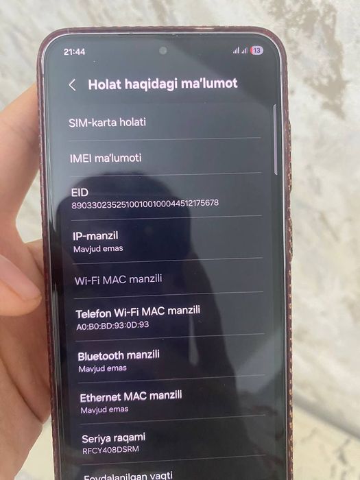 Samsung S 25 holati yaxshi