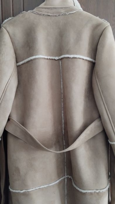 Palton îmblănit piele întoarsă Mohito