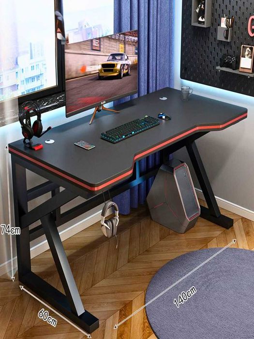 Письменный стол с полкой, для офиса, школы, компьютера , лофт