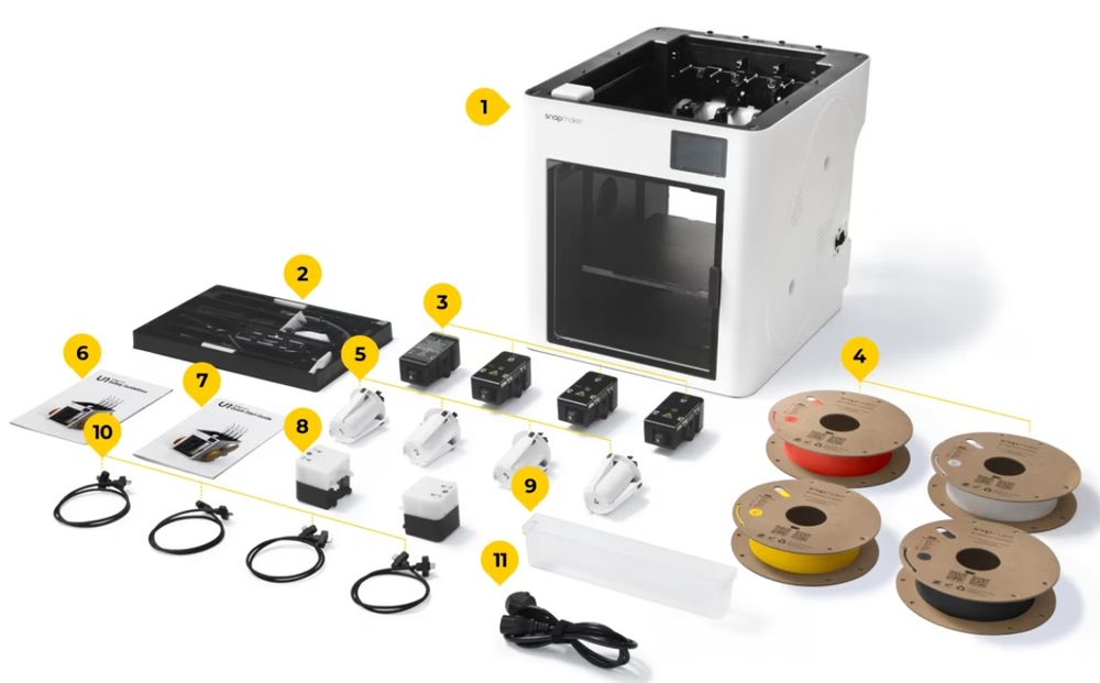 3d print Snapmaker u1