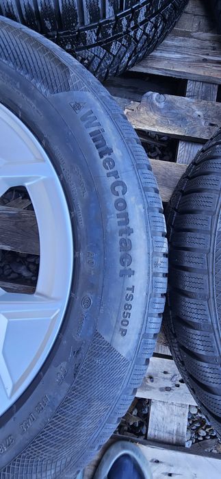 Jante Anvelope Original Audi Q3 F3  215/65 R17 99H  Continental WinterContact TS850P  AO  5x112  6.5Jx17  Et.38 Skoda Kodiaq Seat Sharan Vw Tiguan