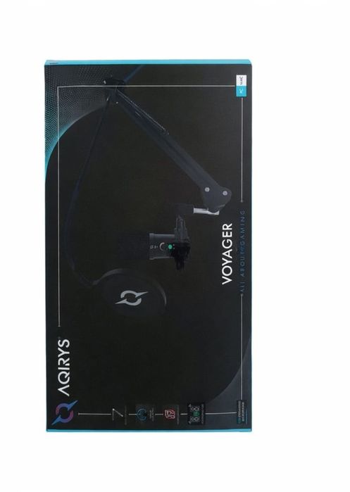 Microfon gaming Aqirys voyager, negru