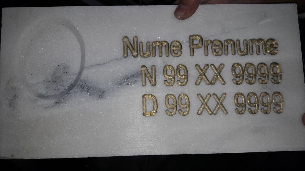 CNC prelucrare marmura , granit, gravura