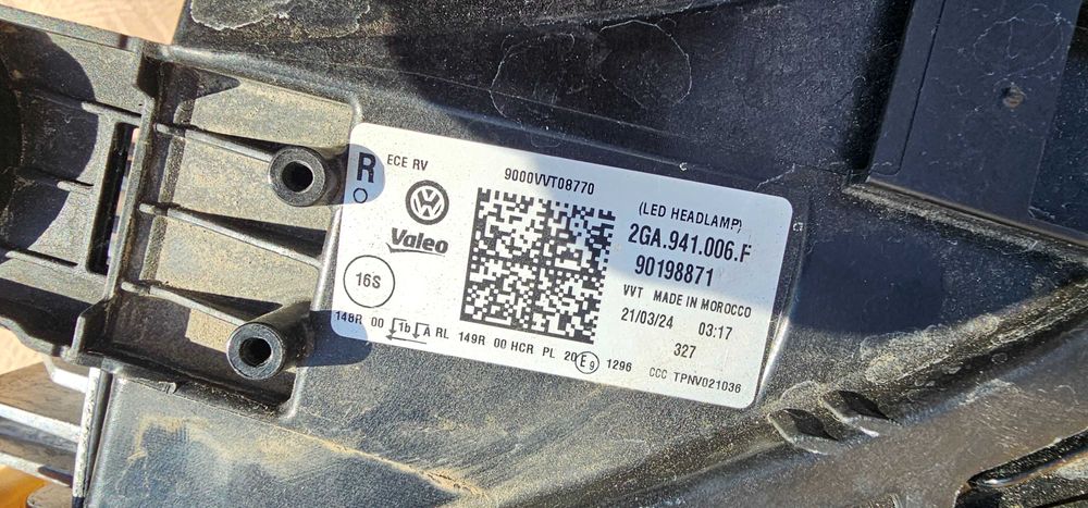 Far dreapta Full Led Vw T-ROC Facelift 2022 2023