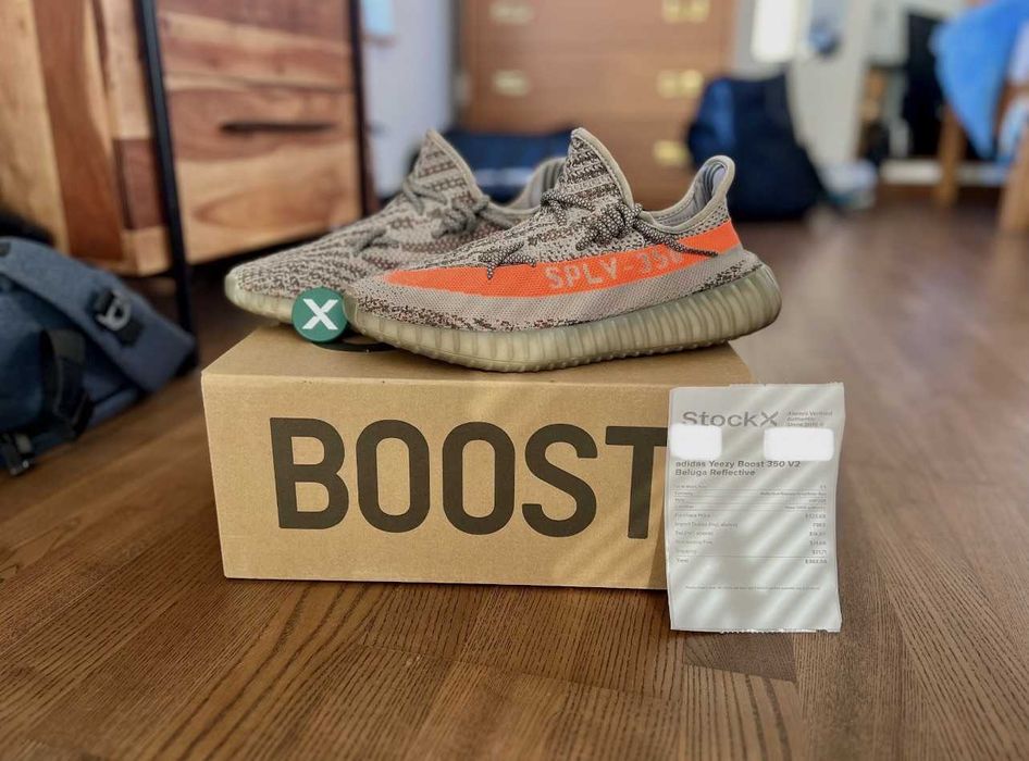 Обувки Adidas Yeezy Boost 350 V2 Beluga Рефлективни *ОРИГИНАЛНИ* размер 43