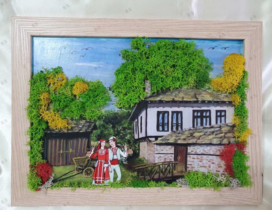 Картина със сканидинавски мъх