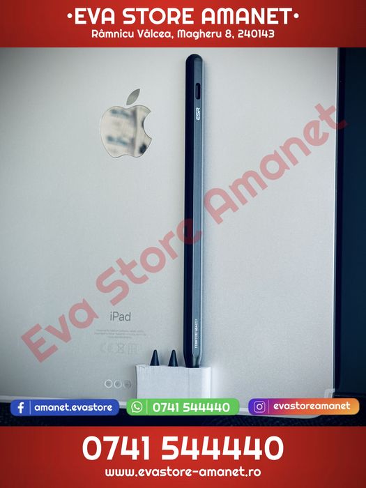 Tableta Apple iPad Pro 12.9” (4th Gen) Silver  1TB  WiFi + Cellular Battery Life: 99% (66 cicluri) + Stylus ESR + Apple Magic Keyboard