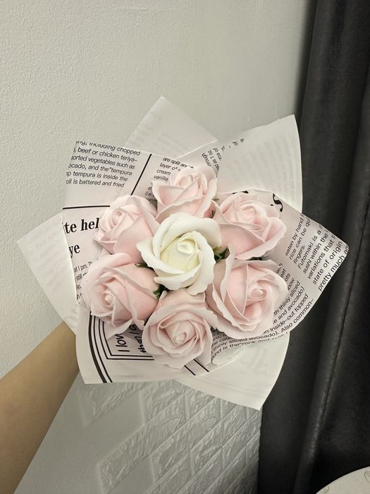 Buchet trandafiri sapun