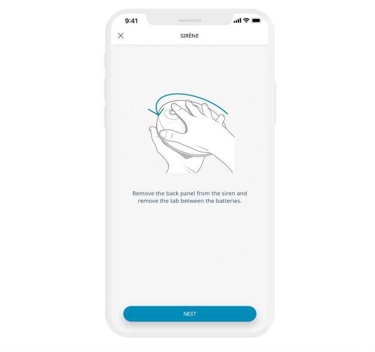 Вътрешна сирена Somfy Protect 2401494, съвместима с домашна аларма