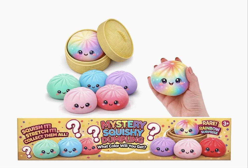 Squishy Dumpling/Мек китайски хляб/Мистериозни скуишита
