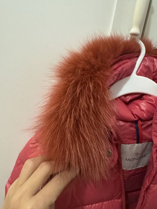Geaca moncler new armoise fuxia - originala