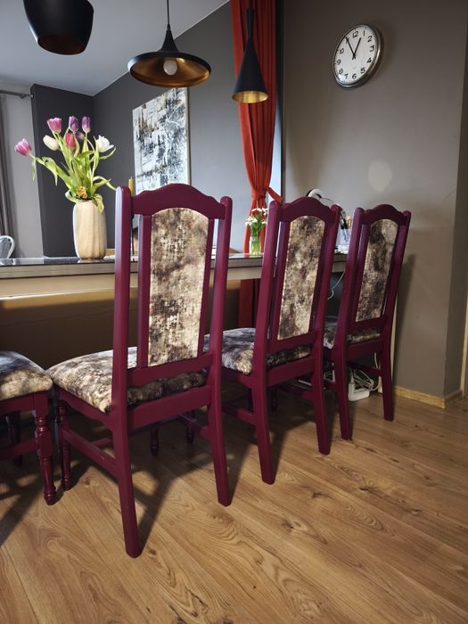 Set 4 scaune mov in stare foarte buna