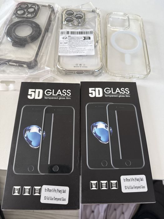 Huse si folie sticla iphone 16 pro