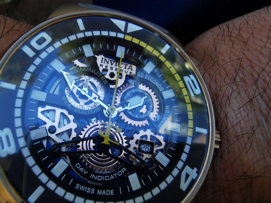 Invicta Reserve Skeleton Chronograph