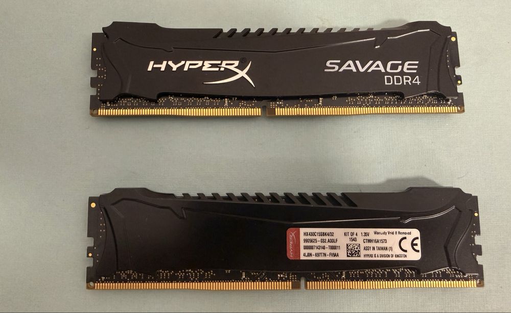 RAM Kingston HyperX – 2x8GB 3000 Mhz DDR4