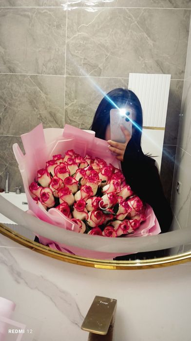 Букет роз 51 штук