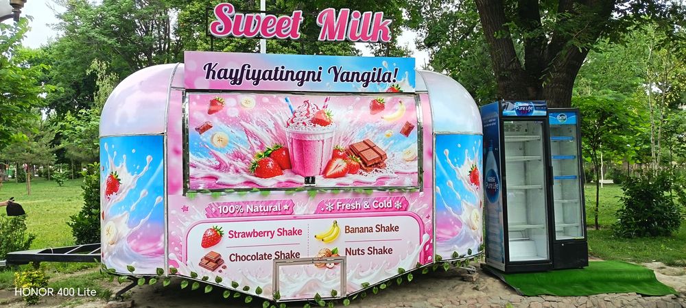 Swet milk fud trak tayyor biznes