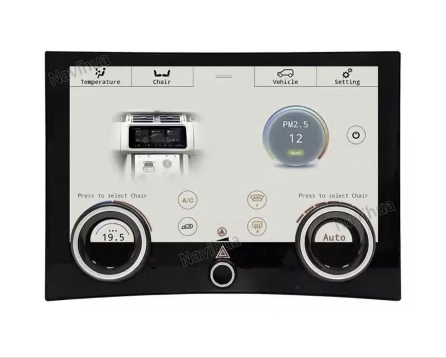 Display clima retrofit cu CarPlay L405 sau L494 cu/fara CD..