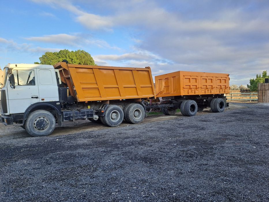 Маз 5516 с прицепом