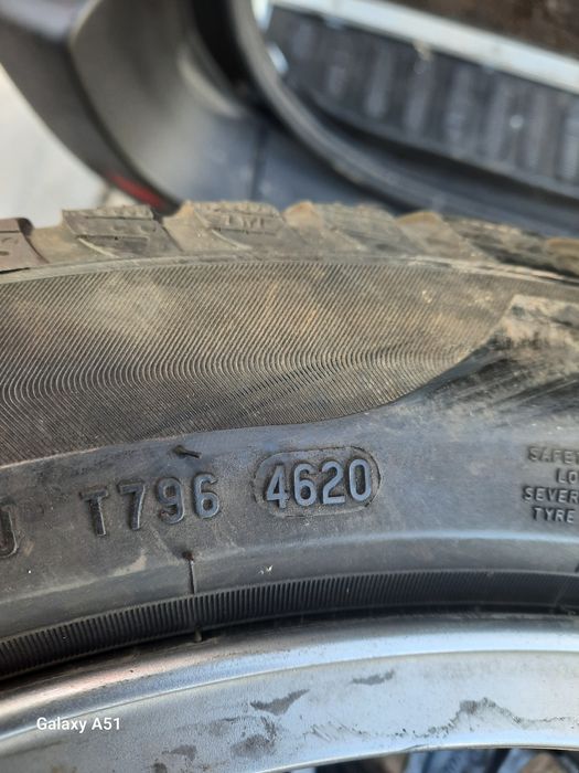 Ляти джанти с гуми за БМВ 5×112,18цола