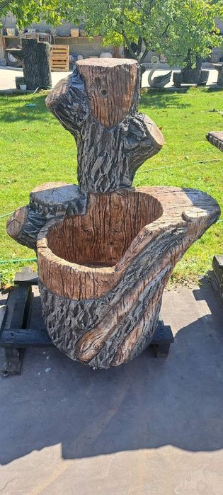 Градинска чешма от декоративен бетон