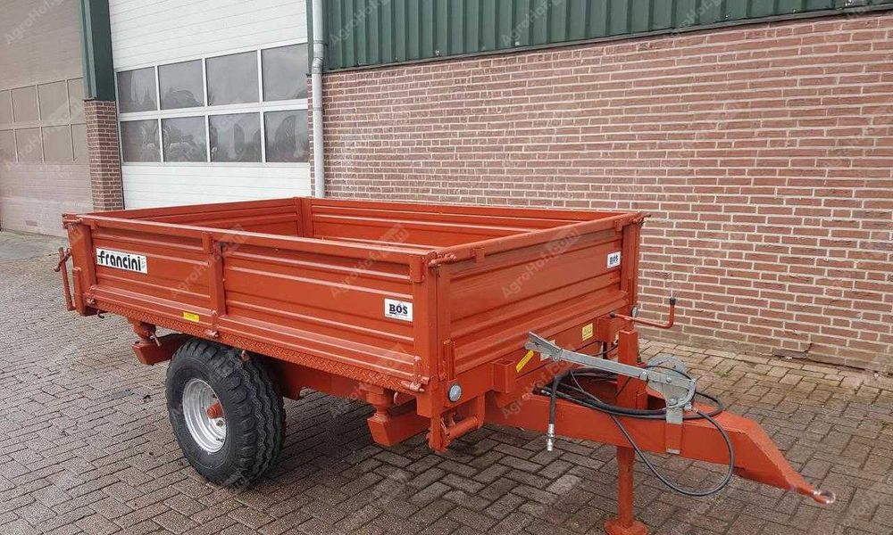 Remorcă basculantă de 5-7 tone cu un singur ax / Francini