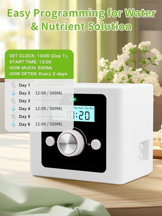 Sistem automat de udare pentru plante in ghiveci