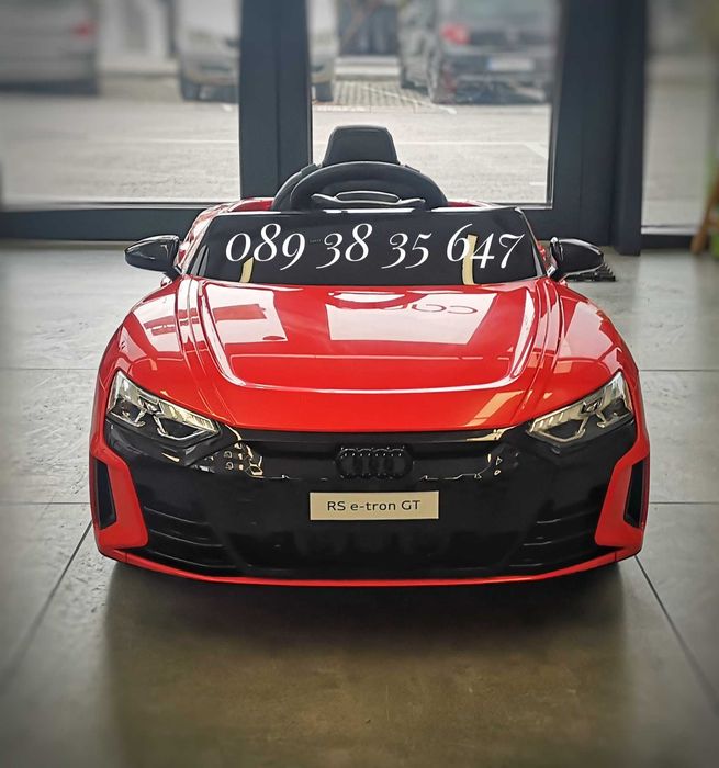 НОВО!Акумулаторна кола AUDI E-tron GT с EVA гуми,12V батерия,Bluetooth