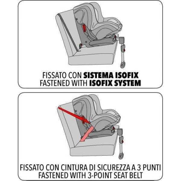 Scaun auto copil Bellelli Tiziano Isofix 1 (9 - 18 Kg)