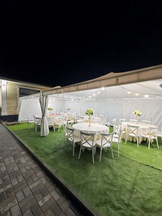 Арендв шатер, палатка, столы, стулья