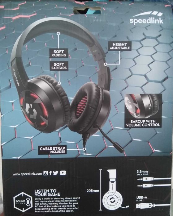 Căști Gaming cu microfon flexibil - noi, sigilate