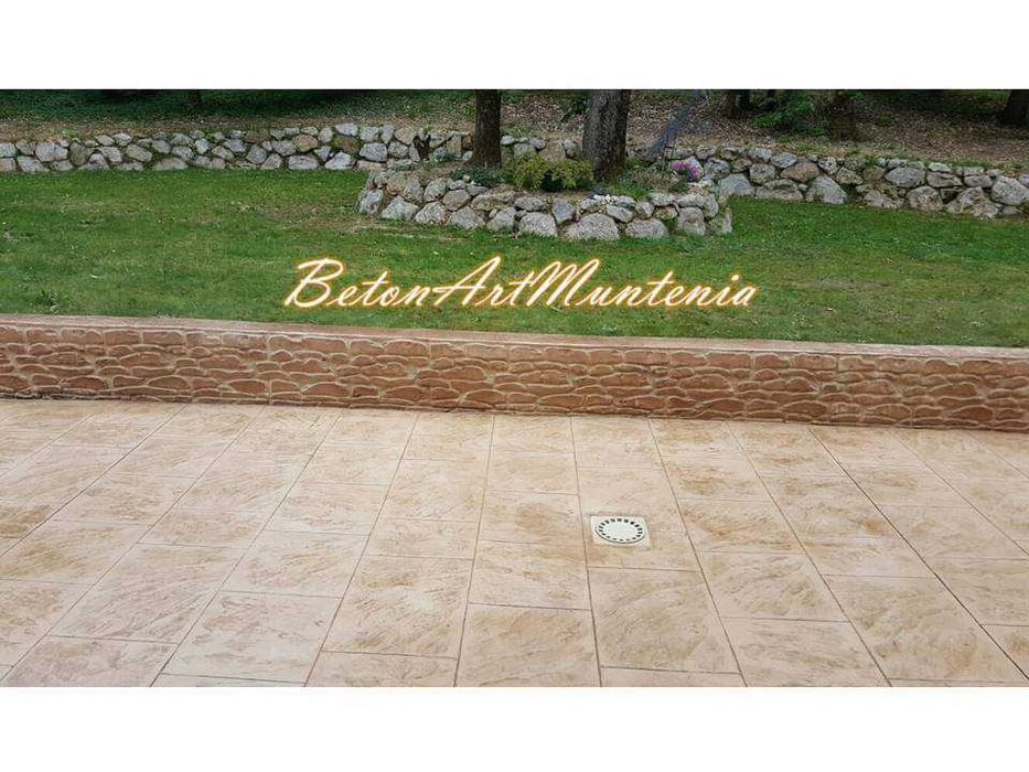 Beton amprentat și amprentat vertical