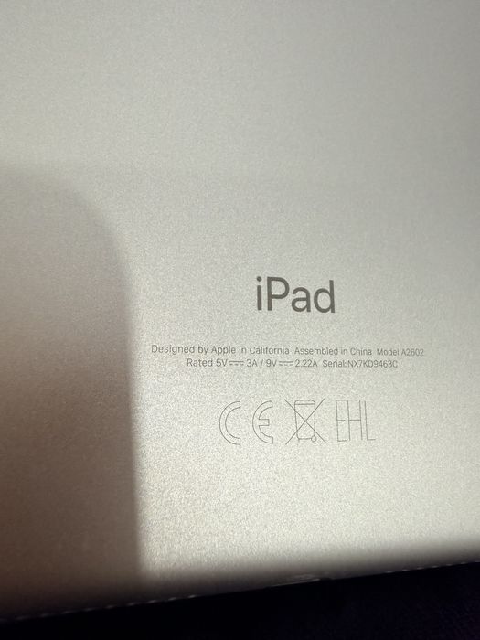 Ipad gen 9 A2602