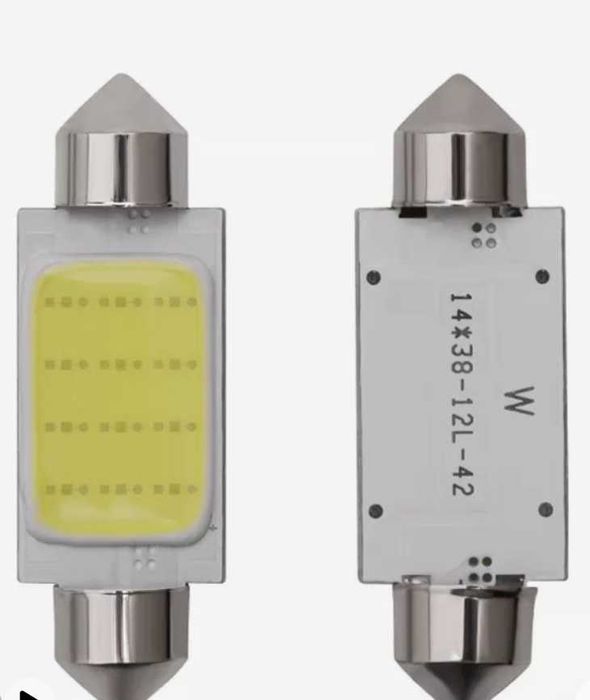 led auto alb sau albastru 12V