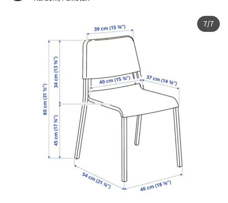4 стола Teodores Икеа