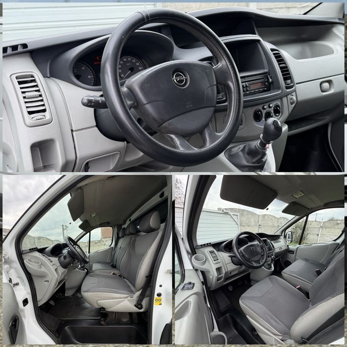 Opel Vivaro Lung L2H1- 3 Locuri + Marfa - 2011/09 - 2.0 CDTI - 115 CP - 6+1 Trepte - Euro 5 - A/C