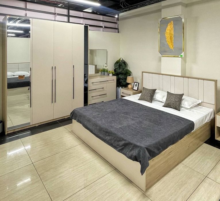 HITECH Спальный гарнитур кровать шкаф spalni yotoqxona mebel shkaf