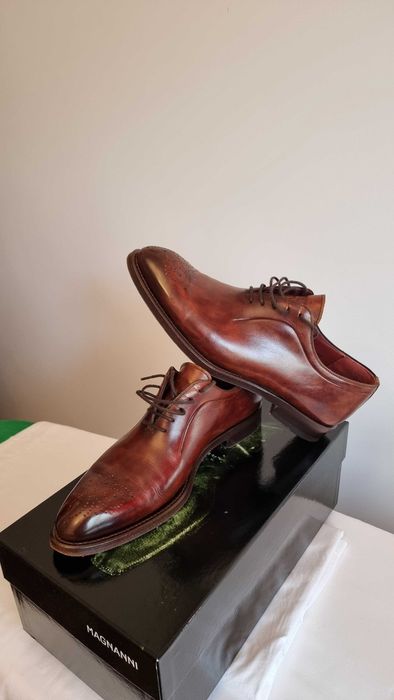 Pantofi eleganti Berwick barbati, marime 40, material piele, maro