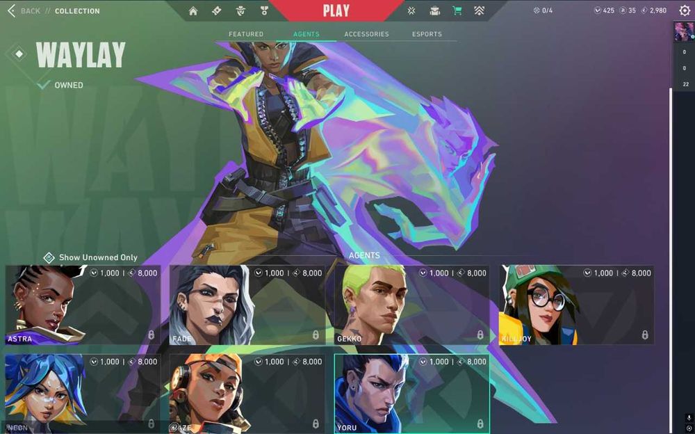 Аккаунт Valorant