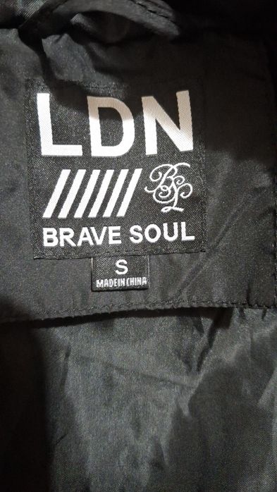 Geacă oversize gri LDN, stil streetwear, mărimea S/M, stare impecabil