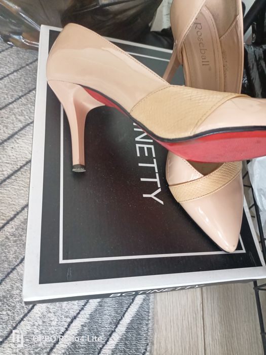 Туфли, летние, лак