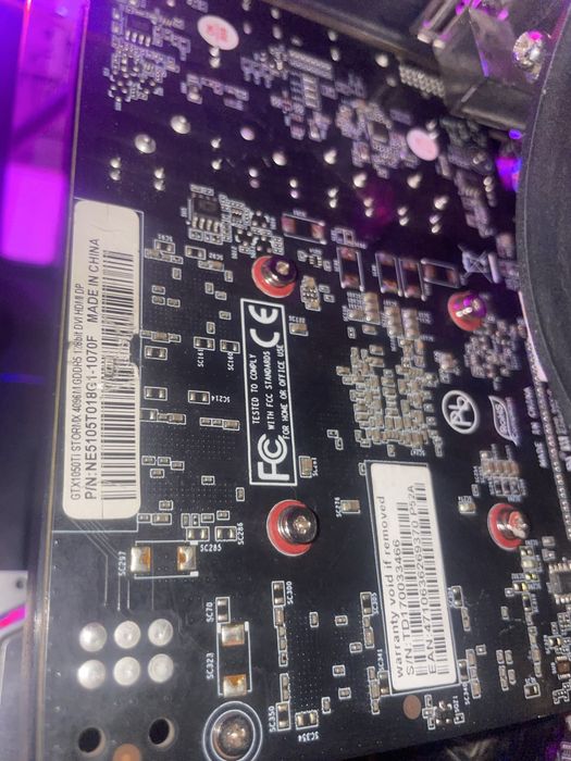 Продам gtx 1050 ti palit 4gb