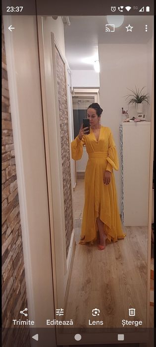 Rochie galbenă Asos - xs