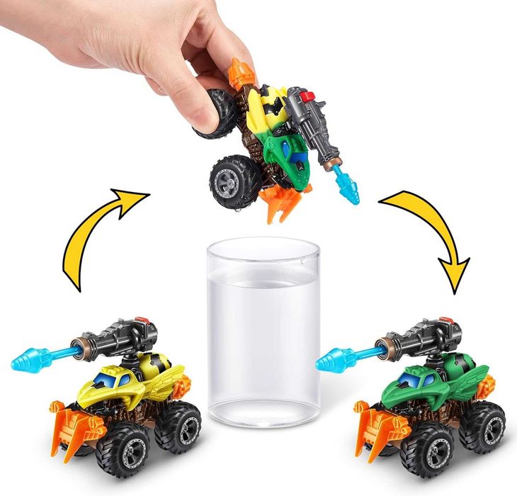 5 Surprise Monster Trucks, ZURU, машинки
